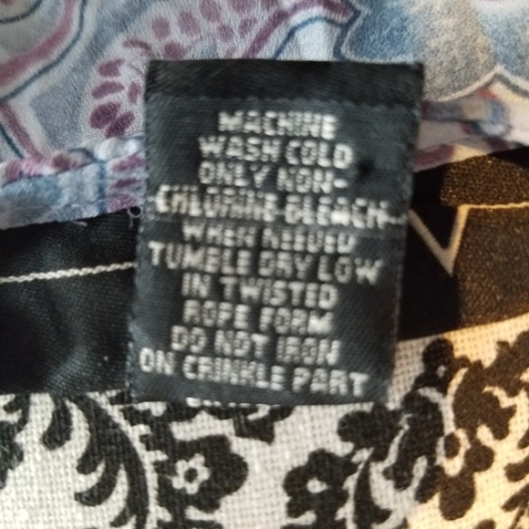 Venezia Women's Pastel Sheer Crinkle Shirt 14/16 - Picture 6 of 8